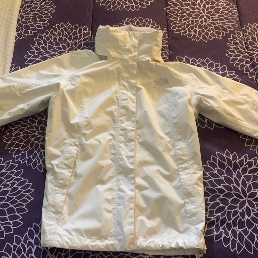 White North face jacket​